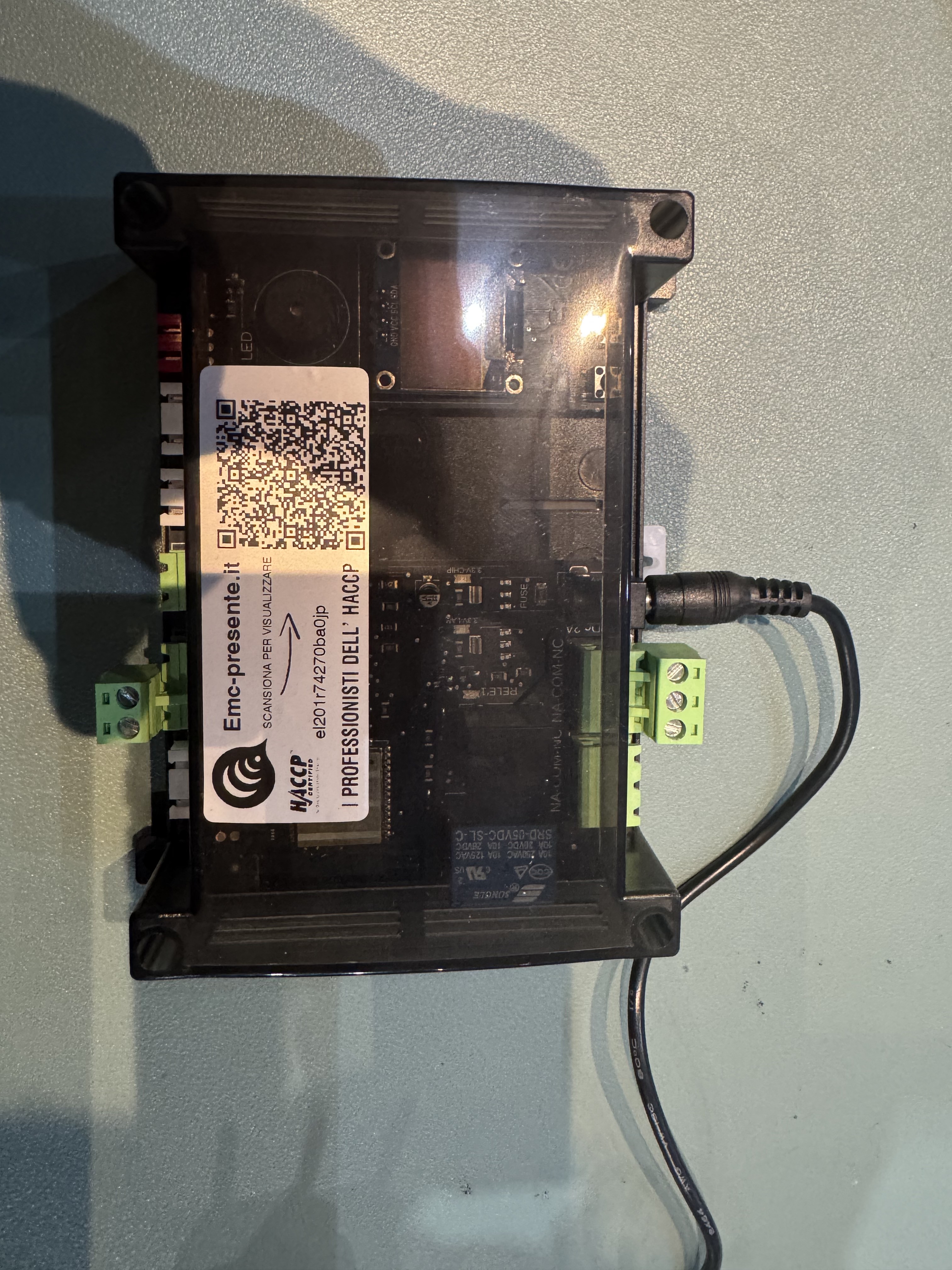 Foto installazione impianto monitorato